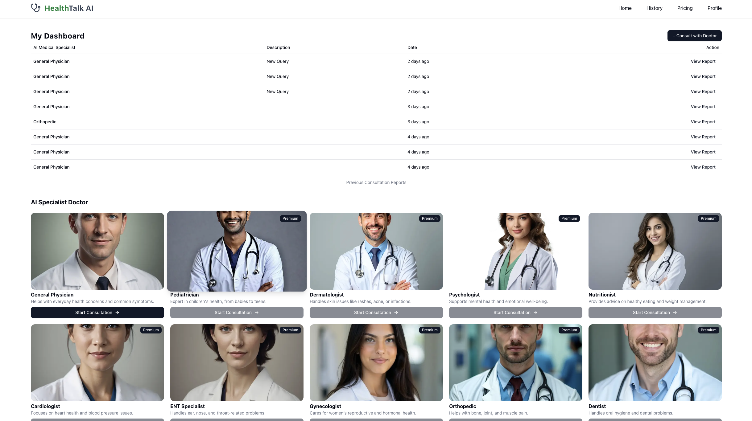 HealthTalk AI